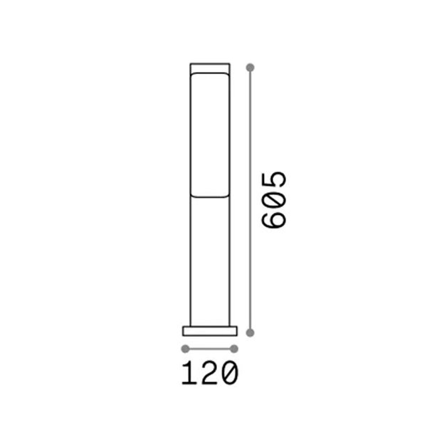 Borne extérieure Etere anthracite ou café