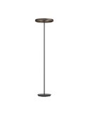 Lámpara de pie LED con control por gestos TRABUCO 1750mm, 2x19W 4800Lm CCT regulable negro/bronce