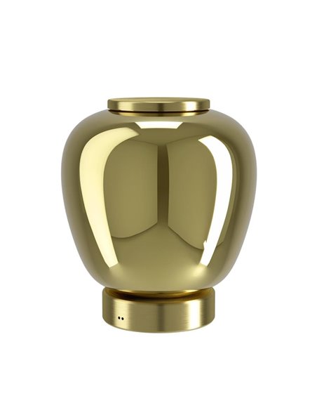 Lampe de table décorative LED FRUITERA 5W 760Lm, à commande gestuelle, couleur laiton brossé, intensité variable.