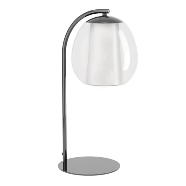 Lámpara de sobremesa LED con control por gestos MENORCA 5,5W+1,6W 600Lm CCT regulable negro/níquel satinado