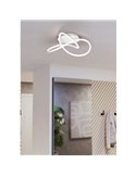Plafón LED de techo RIAZA 40W 6512Lm CCT regulable blanco con mando