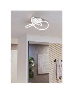 Plafón LED de techo RIAZA 40W 6512Lm CCT regulable blanco con mando 2