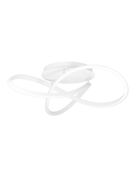 Plafón LED de techo RIAZA 40W 6512Lm CCT regulable blanco con mando