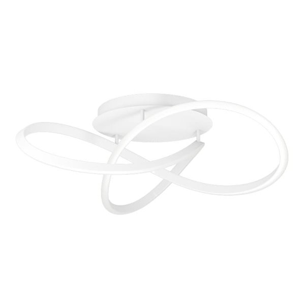 Plafonnier LED blanc dimmable RIAZA 40W 6512lm avec télécommande