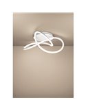 Plafón LED de techo RIAZA 40W 6512Lm CCT regulable blanco con mando