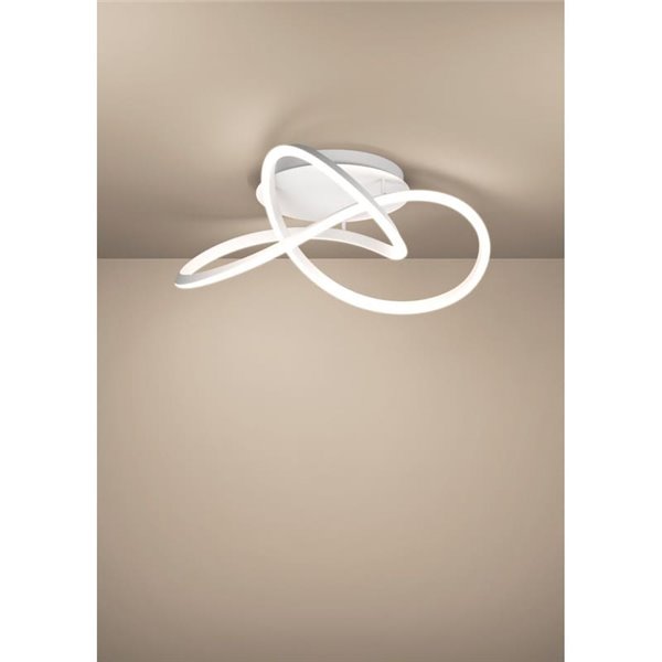 Plafón LED de techo RIAZA 40W 6512Lm CCT regulable blanco con mando