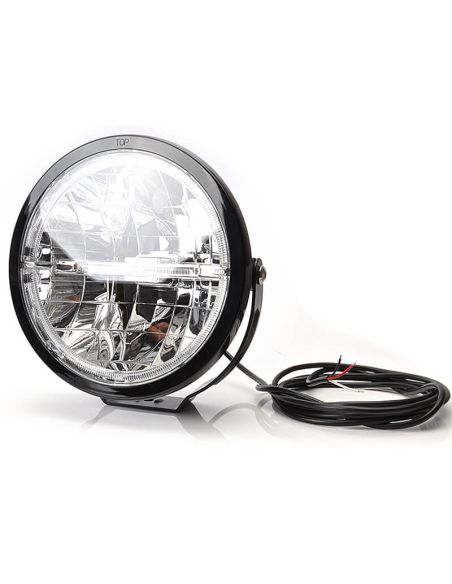 Farol LED potente de longo alcance + luz de posição, homologado para 12/24V – Caminhão e 4x4 872 W166 Eco 50 Pontos