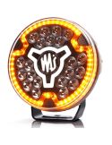 Faro delantero 7" LED de carretera multifunción 12/24V con luz de advertencia ámbar y posición blanca HR XA1 AD