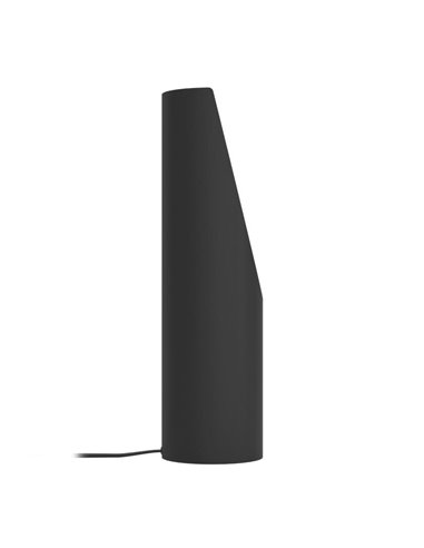 Lámpara de sobremesa PREBONE GU10 (incluida 4,7W 345Lm), negra y dorada con luz cálida decorativa