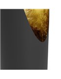 Lámpara de sobremesa PREBONE GU10 (incluida 4,7W 345Lm), negra y dorada con luz cálida decorativa