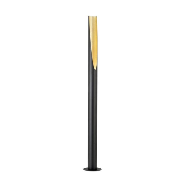 Lámpara de pie 1805mm PREBONE GU10 (incluida 4,7W 345Lm) negra y dorada con luz cálida ambiental