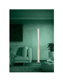 Luminária de chão PREBONE 2 GU10 1800mm (lâmpada de 5,7W 540lm incluída) Areia e Prata com Luz Quente Decorativa