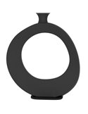 Lámpara de sobremesa DIEZMA compacta E27 negra con pantalla de lino natural 525mm