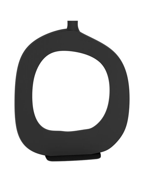 Lámpara de sobremesa DIEZMA estilizada E27 negra con pantalla de lino natural 880mm