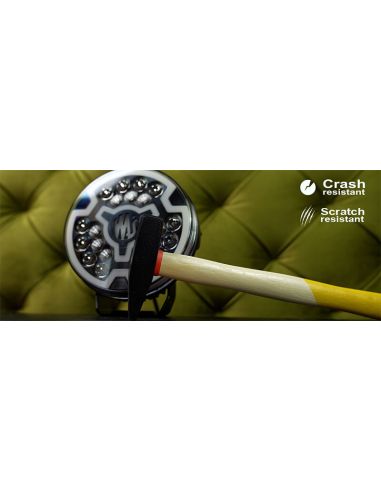 Faro redondo 7" LED de carretera multifunción 12/24V con luz de advertencia ámbar y posición blanca HR XA1 AD 10 Puntos de luz