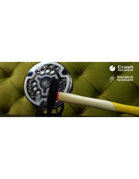 Faro redondo 7" LED de carretera multifunción 12/24V con luz de advertencia ámbar y posición blanca HR XA1 AD 10 Puntos de luz