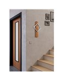 Applique murale LED rustique BOYAL 13 W 1750 lm 3000 K, Noir/Bois 560 mm