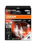 Ampoule LED OSRAM NIGHT BREAKER C5W 36 mm ECE – 12 V 6000 K, certifiée ECE, lumière blanche intense, référence 2825DWNB-2HFB