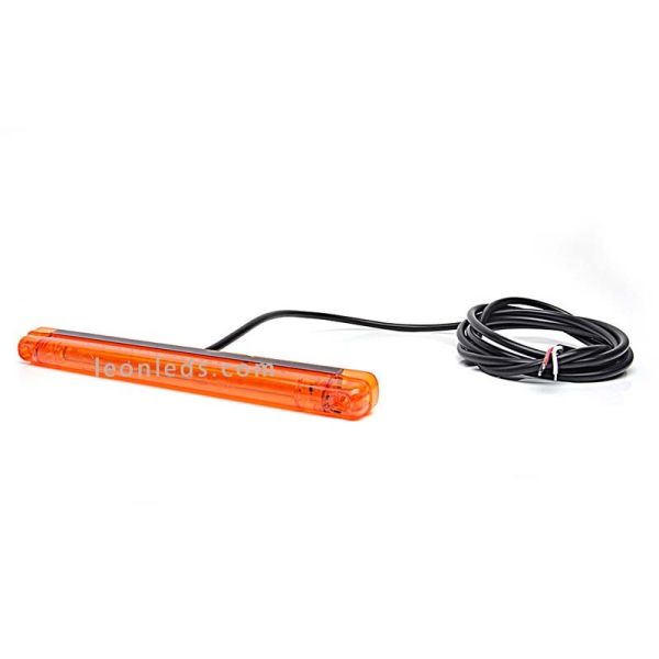 Barre LED Ambre Allongée | Lumière LED ambre allongée | Barre d'avertissement LED ambre | Éclairage LeonLeds