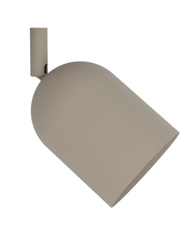 Regleta de techo con 4 focos E14 TILSTON, metal color arena, 4×40W, 720mm