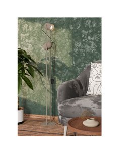 Lampadaire avec 2 spots orientables E14 TILSTON, métal couleur sable, 2×40W, 1425 mm 2
