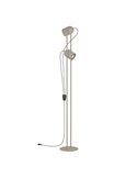 Lámpara de pie con 2 focos orientables E14 TILSTON, metal color arena, 2×40W, 1425mm