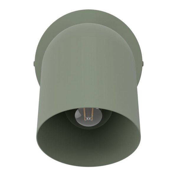 Aplique de pared con foco orientable TILSTON, E14 (no incl.) verde musgo 120×155mm