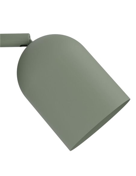Aplique de pared con foco orientable TILSTON, E14 (no incl.) verde musgo 120×155mm