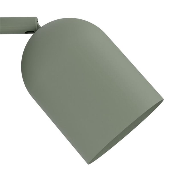 Aplique de pared con foco orientable TILSTON, E14 (no incl.) verde musgo 120×155mm