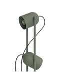 Lámpara de pie con 2 focos orientables TILSTON, E14 (no incl.) verde musgo 130×125×1425mm