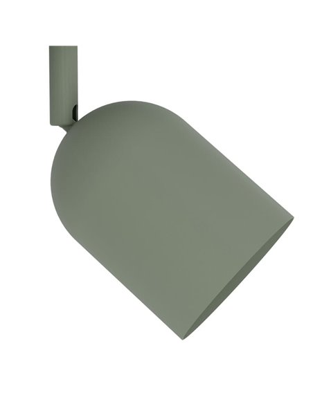 Plafón de techo redondo con 3 focos TILSTON E14 (no incl.) 3×40W, verde musgo Ø280×100 mm