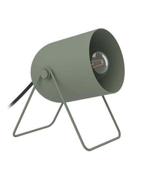 Lámpara de mesa orientable TILSTON, metal verde musgo, E14 (no incl.), altura 380mm