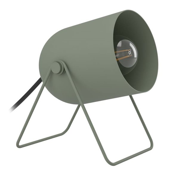 Lampe de table réglable TILSTON, métal vert mousse, douille E14 (non fournie), hauteur 380 mm