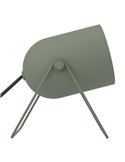 Luminária de mesa ajustável TILSTON, metal verde musgo, soquete E14 (não incluído), altura 380 mm