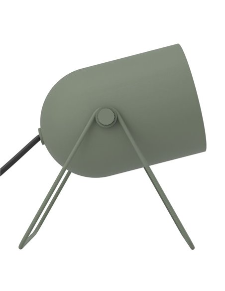 Lampe de table réglable TILSTON, métal vert mousse, douille E14 (non fournie), hauteur 380 mm