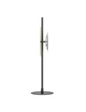 Lámpara de mesa LED negra y latón cepillado TOCINA, 60cm altura, 11W 1300Lm 3000K