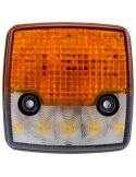 Piloto LED de posición e intermitente homologado 12/24V IP6K9K para tractores y maquinaria agrícola 8,4Cm X 8,4Cm