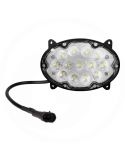 Farol de trabalho LED oval para John Deere 7020 7030/703PR 8020/8020T 8030/8030T 8R/8T 9020/9020T 9030/9030T
