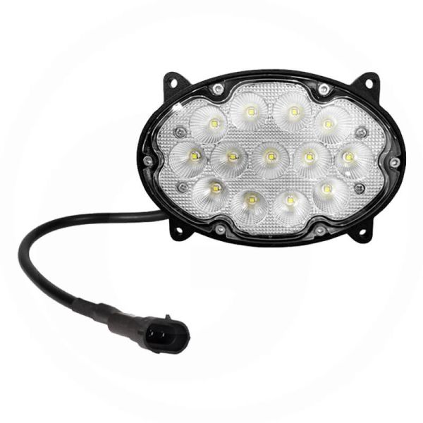 Farol de trabalho LED oval para John Deere 7020 7030/703PR 8020/8020T 8030/8030T 8R/8T 9020/9020T 9030/9030T