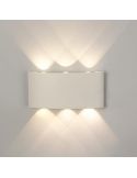 Aplique LED exterior ARCS 6W 620Lm 3000K, IP54 antracita o blanco