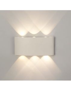 Aplique LED exterior ARCS 6W 620Lm 3000K, IP54 antracita o blanco