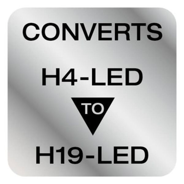 Adaptador OSRAM LEDriving 64193DA19-2HFB – Convierte H4 a H19 LED