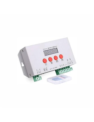 Controlador SPI programable por PC hasta 2048 píxeles RGB/RGBW