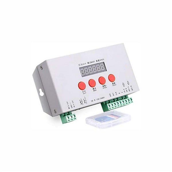 Controlador SPI programable por PC hasta 2048 píxeles RGB/RGBW