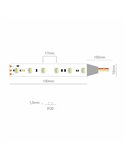 Tira LED SPI direccionable 1 metro RGB FINE SPI-3, 24VDC 11W/m 561Lm, IP20