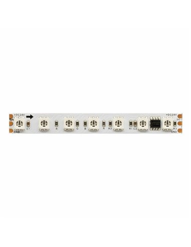 Tira LED SPI direcionável rollo 5 m 24VDC 14W/m RGB IP20 FINE SPI-2
