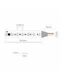 Tira LED SPI direcionável rollo 5 m 24VDC 14W/m RGB IP20 FINE SPI-2