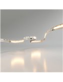 Tira LED con tecnología SPI rollo 5 metros FINE RUNNING 24VDC 12W/m 950/1050Lm, monocolor 2700K/3000K/4000K IP20