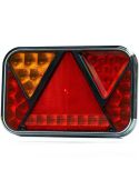 Lanterna traseira LED FT-270 NT com triângulo refletor 12V – Esquerda ou Direita