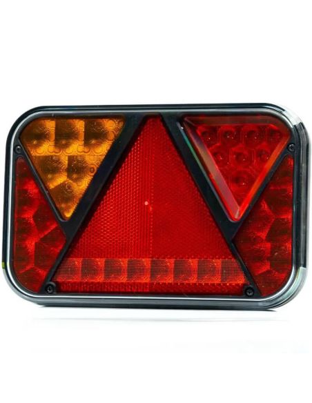 Piloto trasero LED FT-270 NT con triángulo reflectante 12V – Izquierdo o Derecho